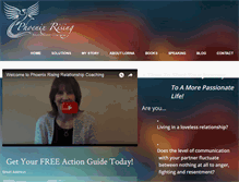 Tablet Screenshot of phoenixrisingrelationships.com